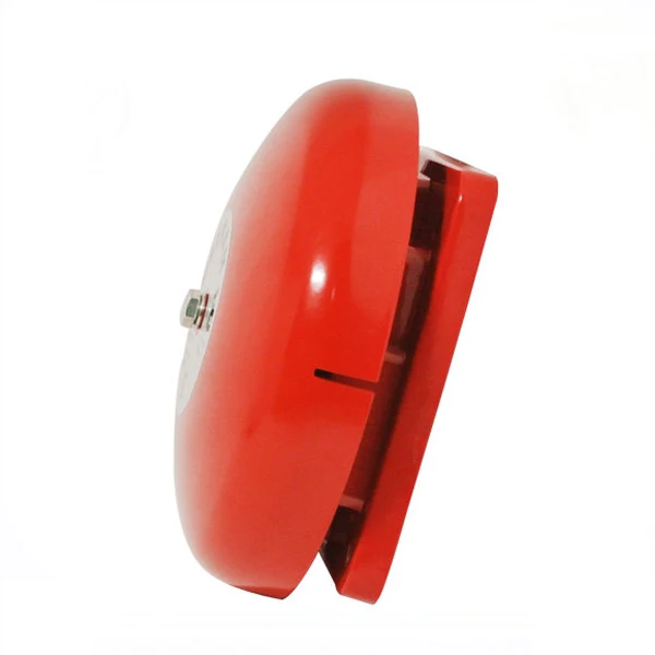 6 Inch Iron Shell Red Warning Bell Fire Alarm Sounder
