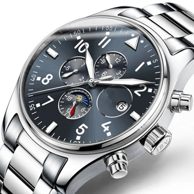 2018rose gold 316 stainless steel quality hombre relojes automatic mechanical men watches tourbillon 5atm waterproof wristwatch