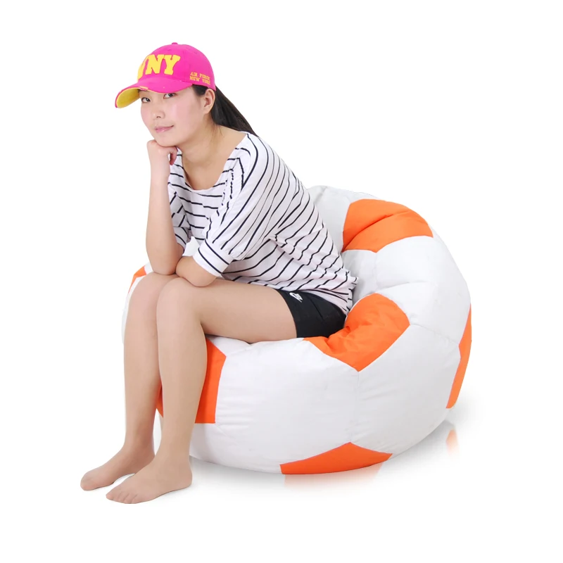 New Indoor and Outdoor Football Relaxing Modern Polyester Lazy Soccer Ball Bean Bag Chair