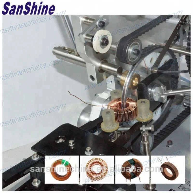 Automatic EMC filter toroid coil winding machine(SS900B6 series final coil OD 10~80mm) replace Credo-tech toroidal winder
