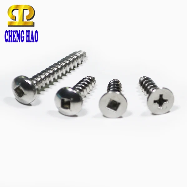 Torx 6-Lobe Flat Pozi Head Chipboard Stainless Steel Fastener SS304 Screw