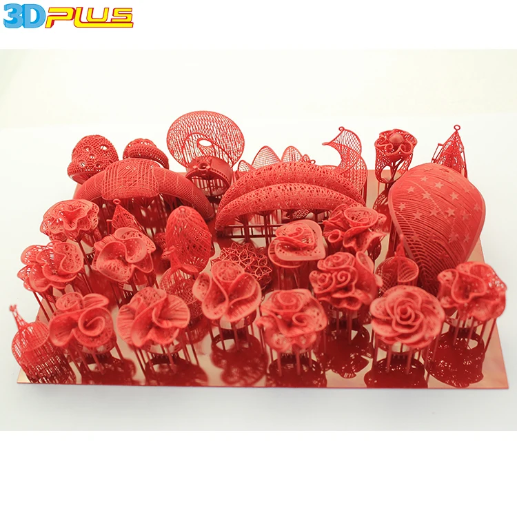 Industrial Grade 3D Printer High Precision Jewelry Toy Dental UV Resin 3D Plus DLP Printing Machine