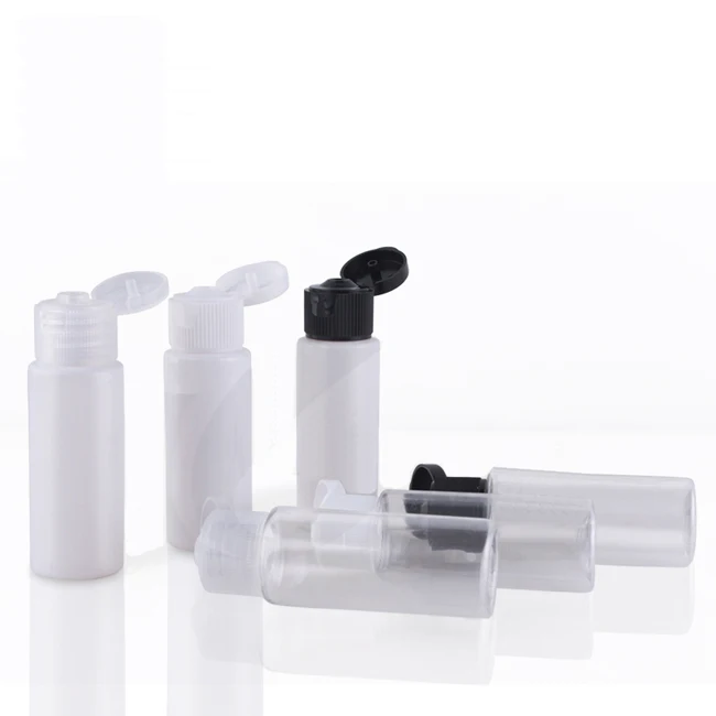 
20 ml 20ml plastic PET bottle with flip top for sample 