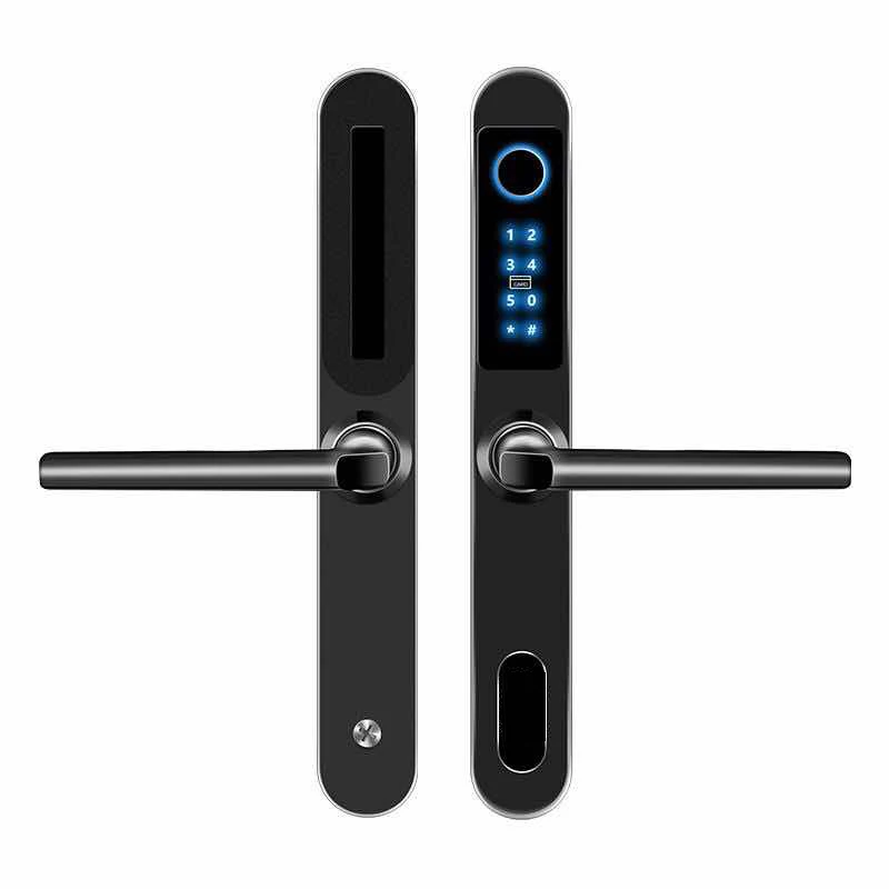 Slim European mortise waterproof smart home door lock