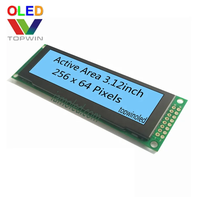 3,2 '3,12 дюйма 3,12 256x64 зеленый 16 Серая Шкала 3/железо добывающей промышленности 4-провод SPI параллельный интерфейс oled модуль промышленности устройства TW56640320B03