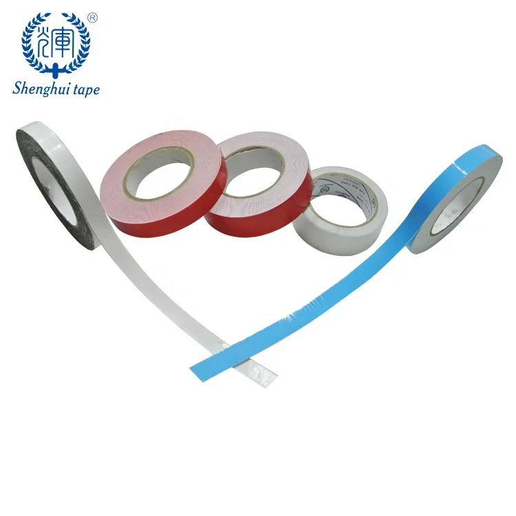 18mmx10mx1mm Thin double sided self adhesive PE foam tapes double sided EVA PE foam tape adhesive foam tape