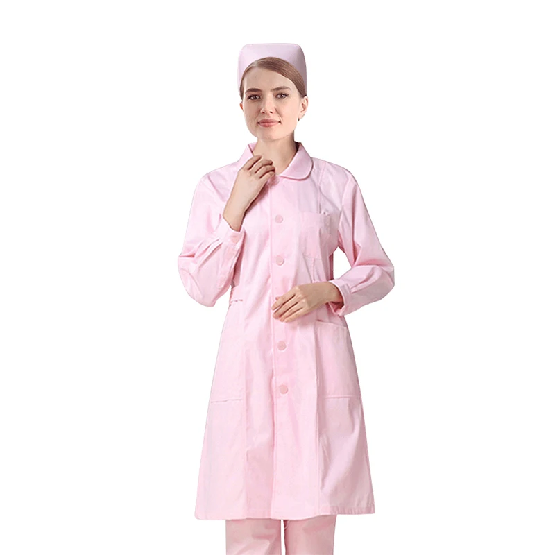 
The cheap long sleeve hospital doctor uniform / nurse clothes 
