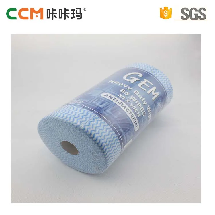 China factory customized disposable spunlace nonwoven fabric kitchen wiping cloths
