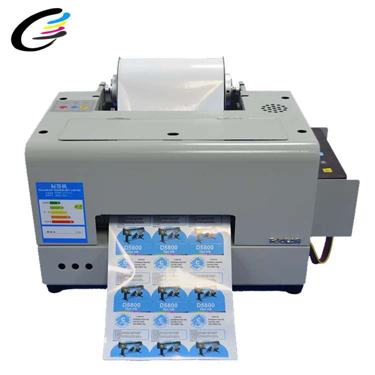 FCOLOR Colour A4 size Roll-feed Adhesive sticker label Printer