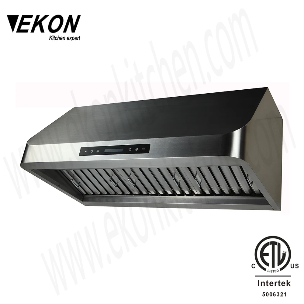 
36' Commercial Stainless Steel Custom Range Hoods 