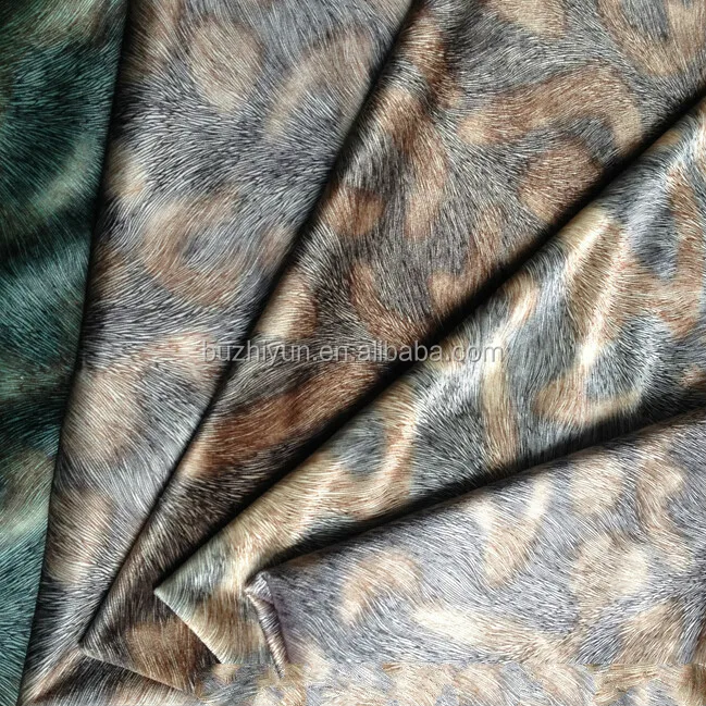 100%polyester new design pony print curtain velboa fabric turkey market