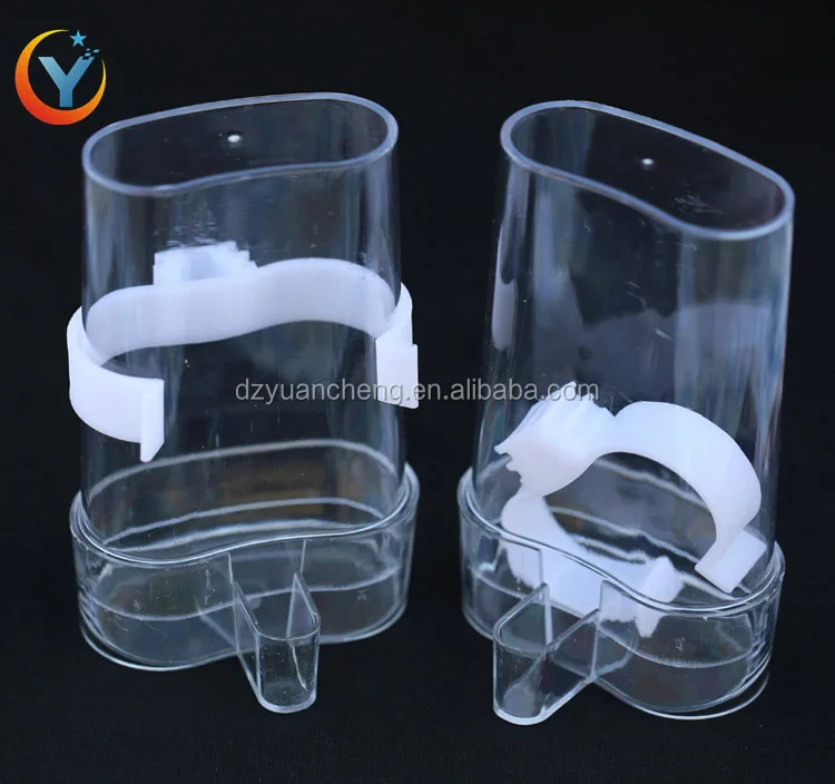Bird Food Containers Hamster Small Animal Cages Bird Cage Pet Drinker Feeder Bottle