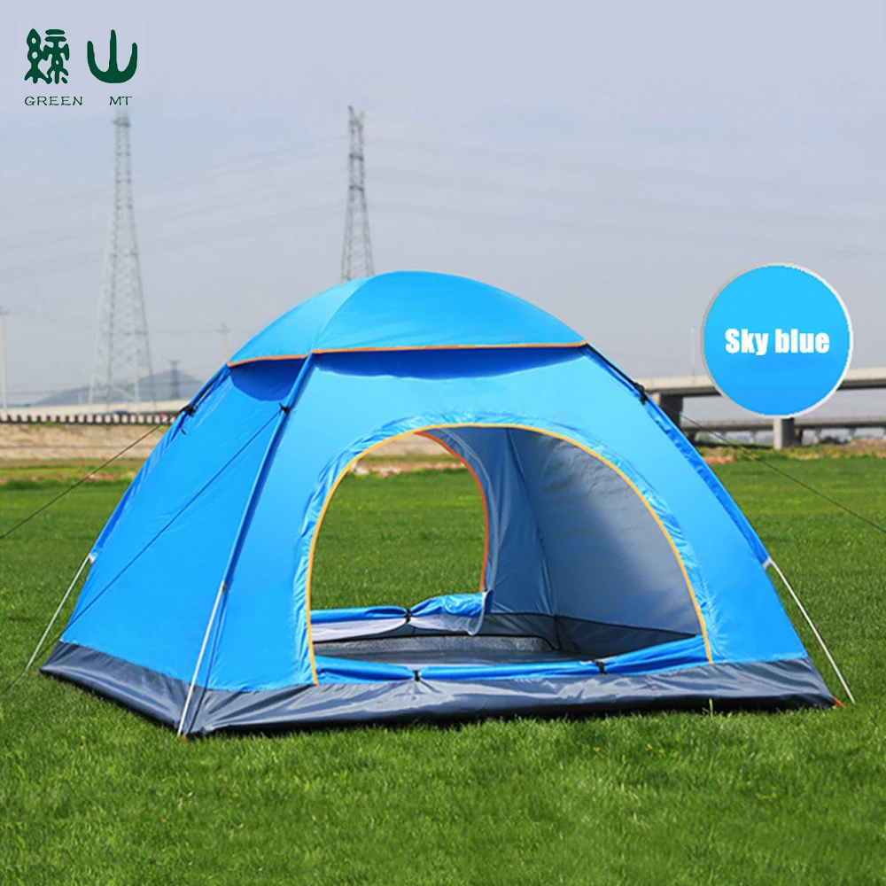 Wholesale Custom Printed Logo  UV Protection 1 2 3 4 Person Waterproof Folding Automatic Pop Up Outdoor Camping Tent