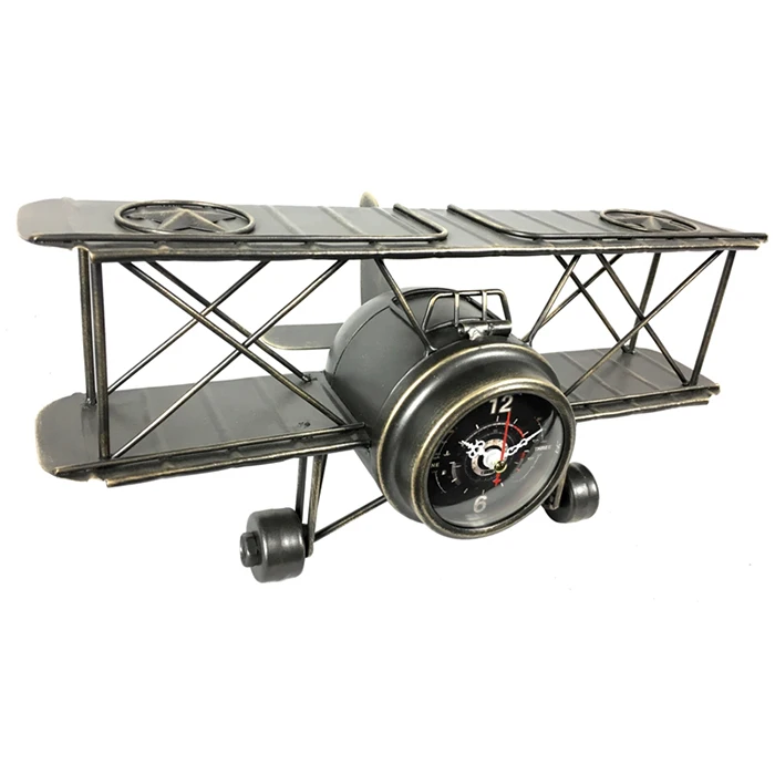 Modern style clock art plane clock insert 14 inches table clock