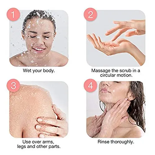 Private Label Gentle Formula Organic Exfoliating Deep Cleansing Green Tea For Body And Facial Care