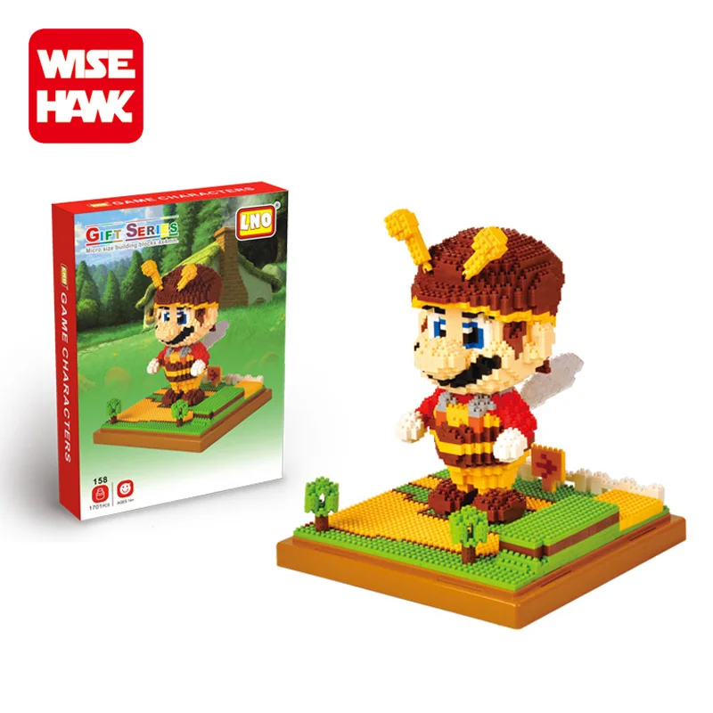 Best plastic diamond block super mario bros characters toys for wholesales