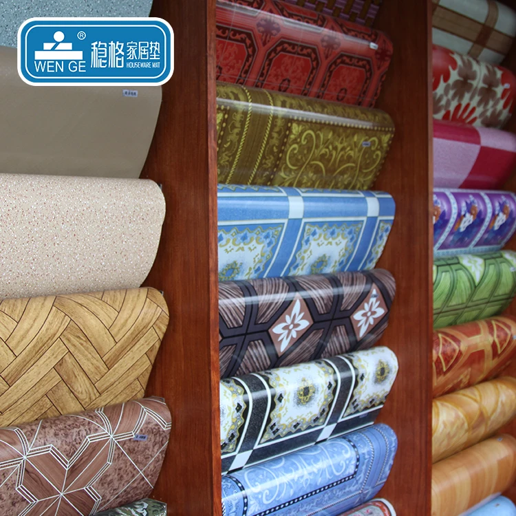 Рулон ПВХ пластикового напольного покрытия для использования в помещении 72 дюйма 79 дюймов 0,35 мм-1,6 мм