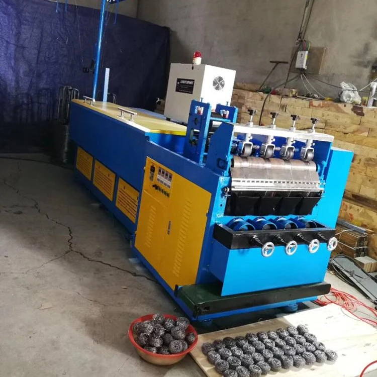 High Production double heads Scourer/Scrubber wire drawing machine from factory directly