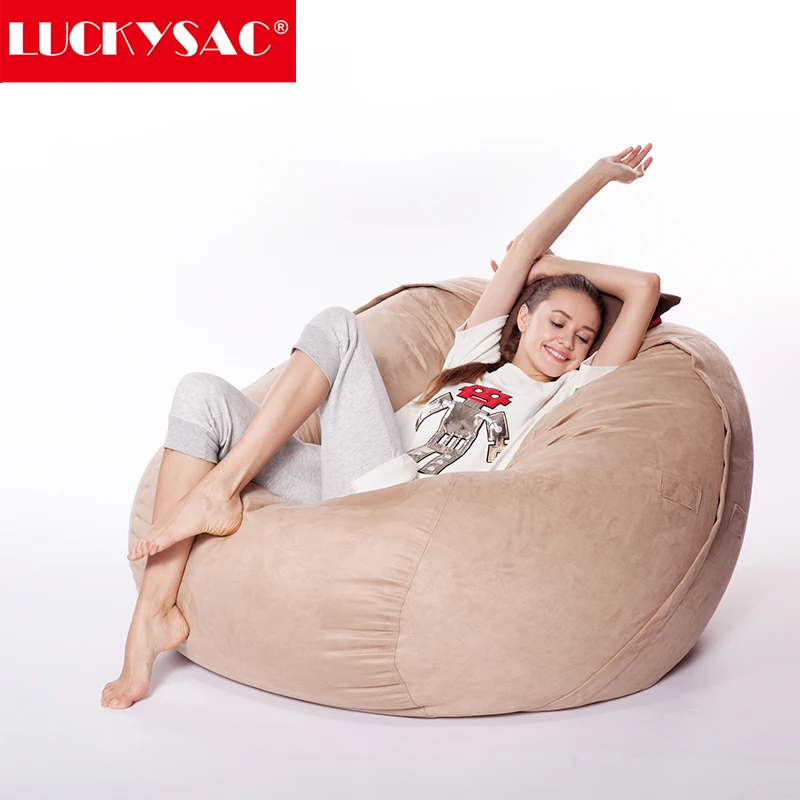 factory fast delivery  420D Polyester Nylon Ball Shape Beanbag memory foam stuffed Bean Bag Chairs For Kid