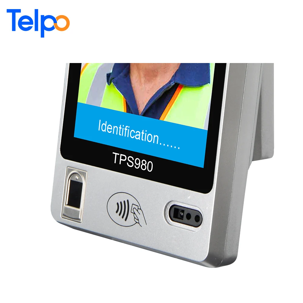 
employee standalone facial recognition time attendance recorder system face recognition rfid card reader security turnstile gate 