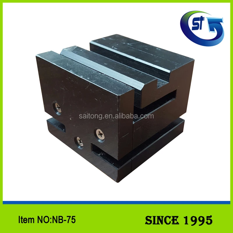 White Automatic Sliding Gate Door Top Nylon Guide Block fits standard 75mm post nylon block