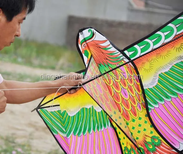 Easy fly beautiful big parafoil phoenix bird kite
