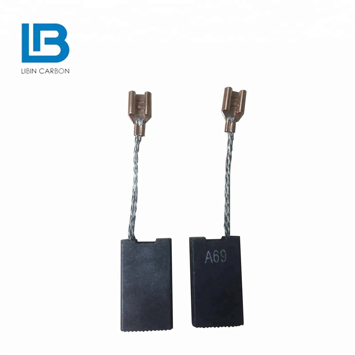 Good wear-resisting performance A69 carbon brush for Bosch 11E dimolition hammer power tools
