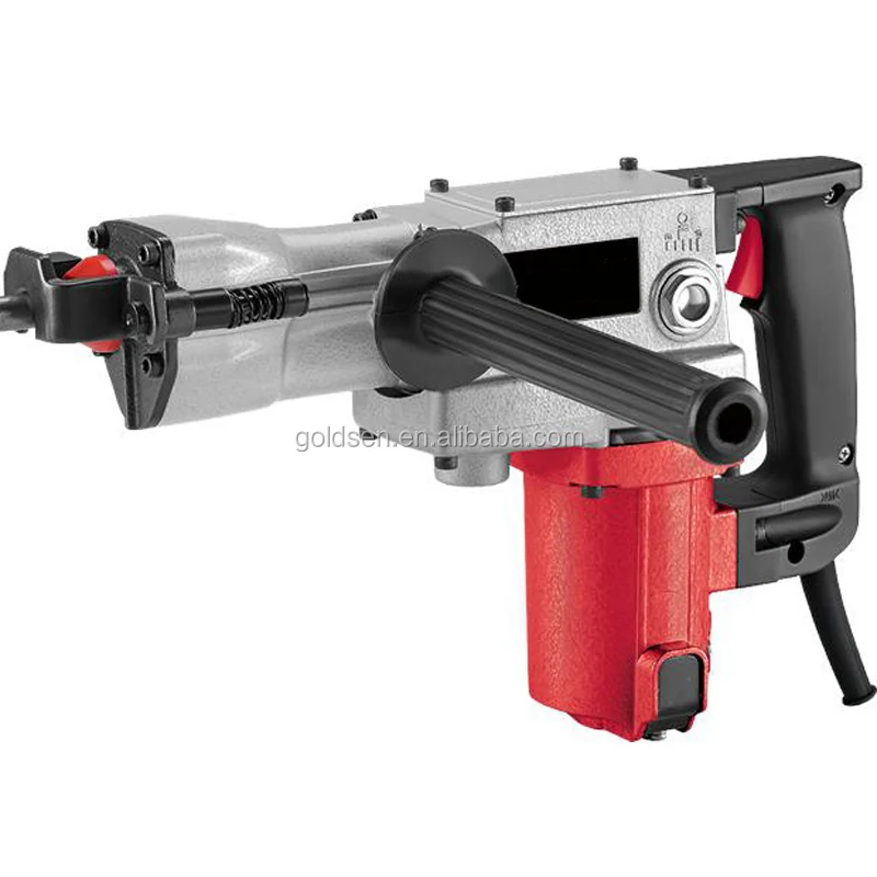 TOLHIT Red Portable Rock Drill Concrete Wall Demolition Breaker Machine Professional Electric Power Rotary Hammer 38mm 1050W