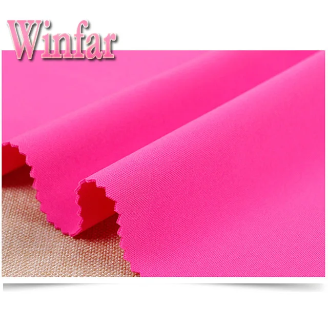 shaoxing winfar polyester elastane Scuba DTY knit textile air layer fabric