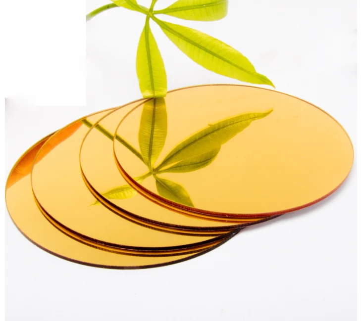 Golden Mirror Acrylic Sheet Home Decoration acrylic mirror silver sheet