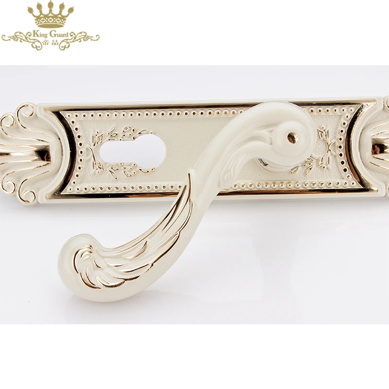 Ручка дверная самоблокирующаяся из цинкового сплава набор врезных дверей роскошная ручка для двери в