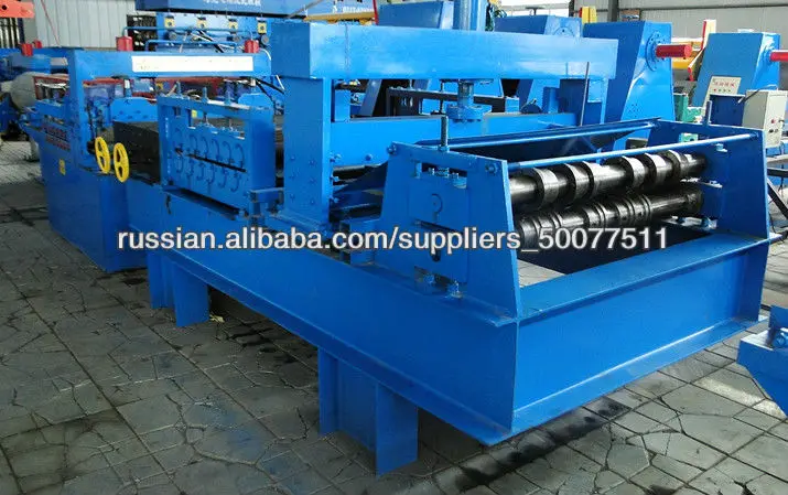 Линия продольной и поперечной резки рулонного металла без намотчика