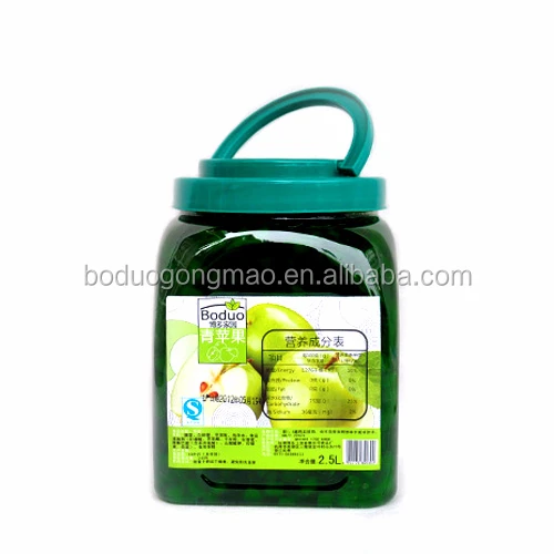 2021 Best Selling Fruit Jam Green Apple Flavored Jam Sweet and Sour