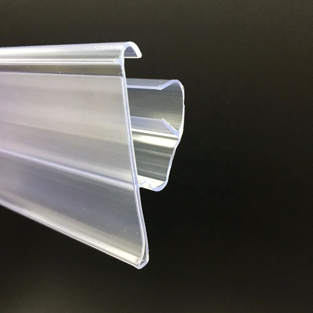 Meethope Plastic Extrusion display supermarket 30mm H Tego shelf data strip label holder