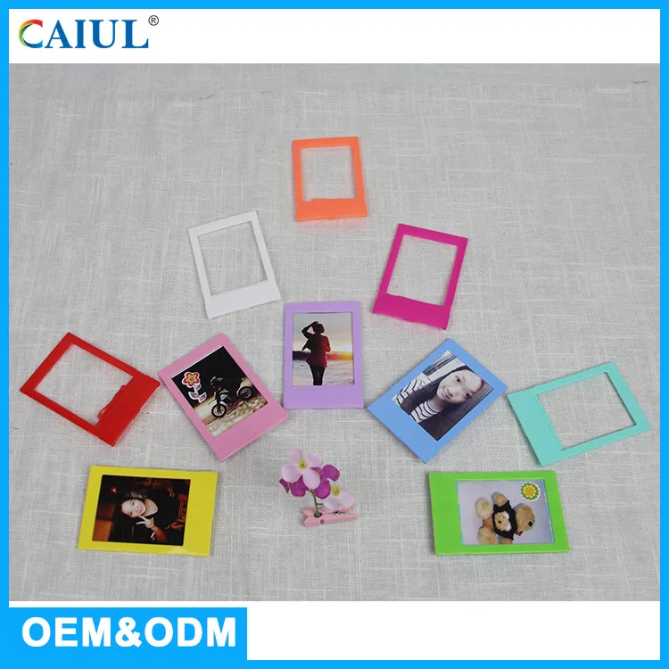 Factory direct sale 3 inch plastic picture frame wedding decoration for fujifilm instax mini 8/9/10 film 7/8/25/50/ photo frame