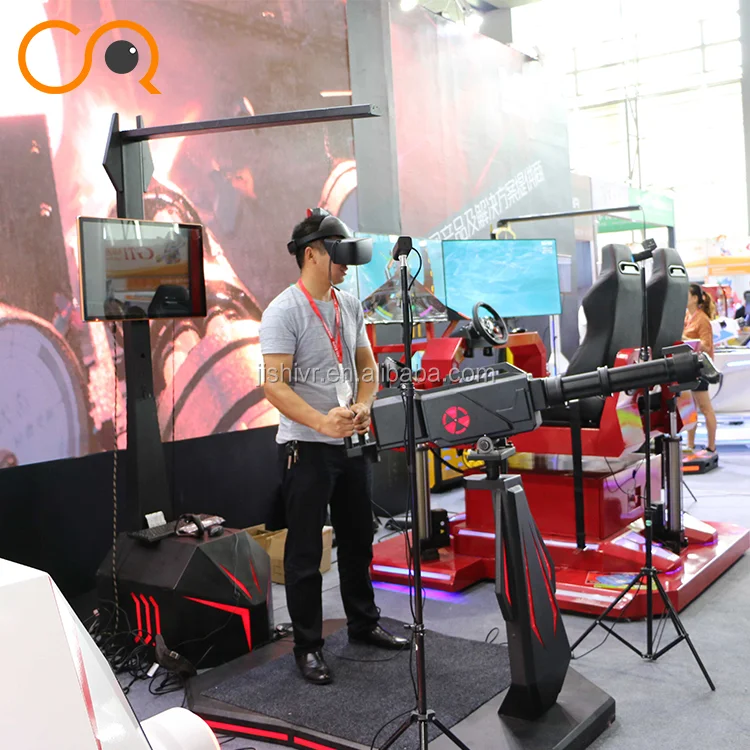 Gatlin VR shooting game machine 9D simulator