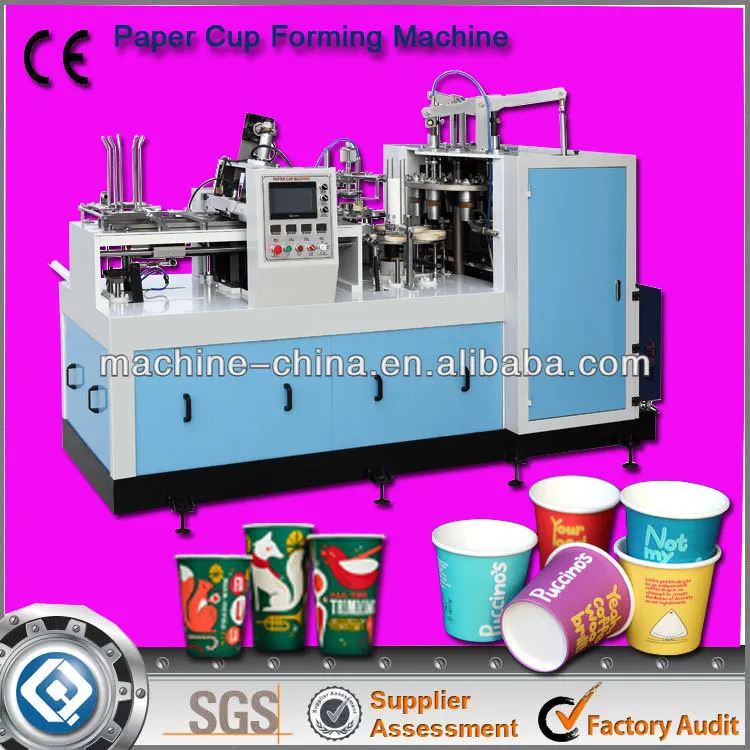 бумажный стаканчик машина формируя машину делая