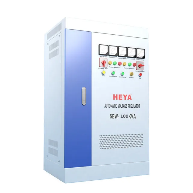 SBW Super Power SBW 30KVA-150KVA Three 3 Phase Power AC Compensated Voltage Stabilizer