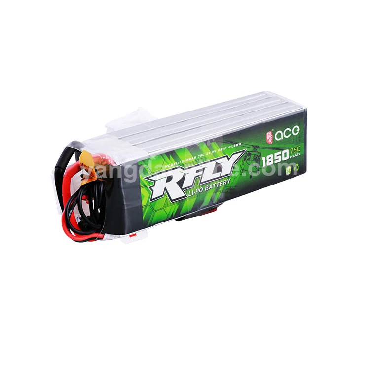Gens Tattu R-FLY 1850mAh 75C 6S1P 22.2V Helicopter Race Aircraft UAV Lipo Battery