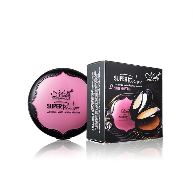 
Double Layer Compact Powder Makeup Professional Beauty Concealer pressed powder Light Cosmetic Drop ship whole sale F612 