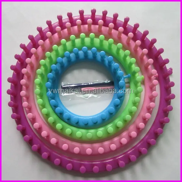
High quality 4pcs/set ABS/plastic round shape knitting loom 