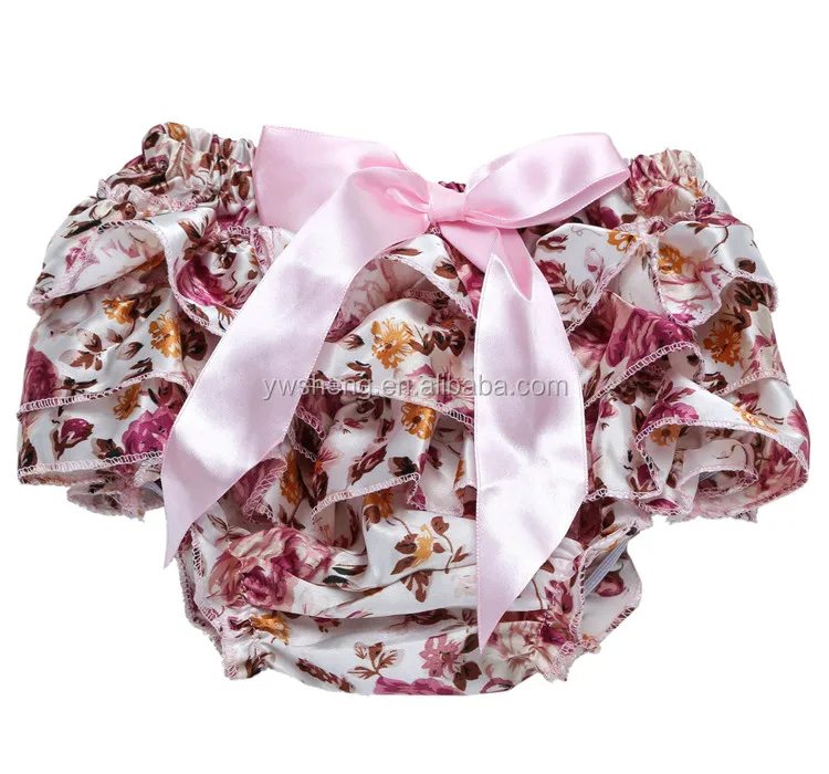 Fashion Newborn Baby Boys Girls Satin Ruffle PP Shorts Pants Baby Kids Leopard Bowknot Skirt Dress Bloomers