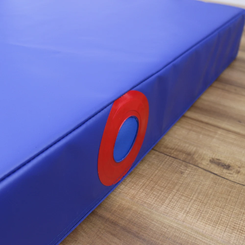 PVC Leather 2 Folds Folding Gym Mat/ Gymnastics LandingMats Crash