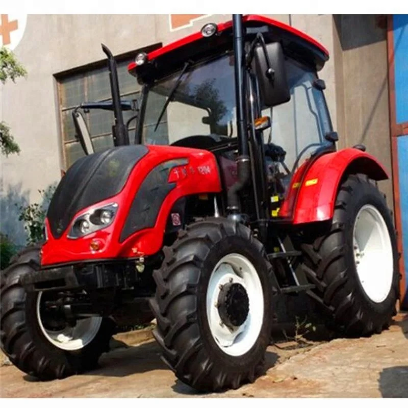 Large Power High Quality 120hp Agricultural Equipment Farm Machine Tractor With Disc Harrow Farm Implements Price