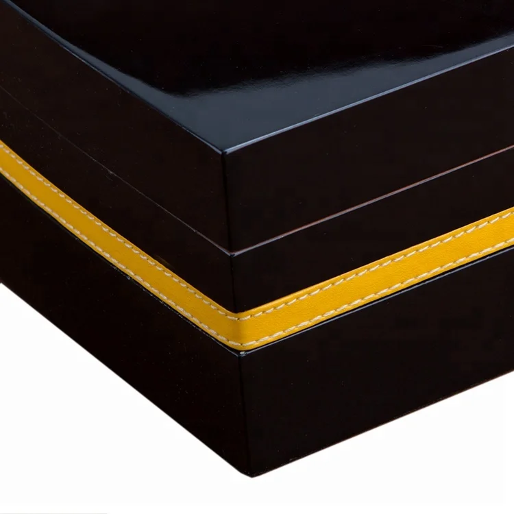 Small Order Accepted Brand High Lacquered Cigar Ashtray Cutter Humidor Box Gift Set Custom Logo Trade Assurance American Style