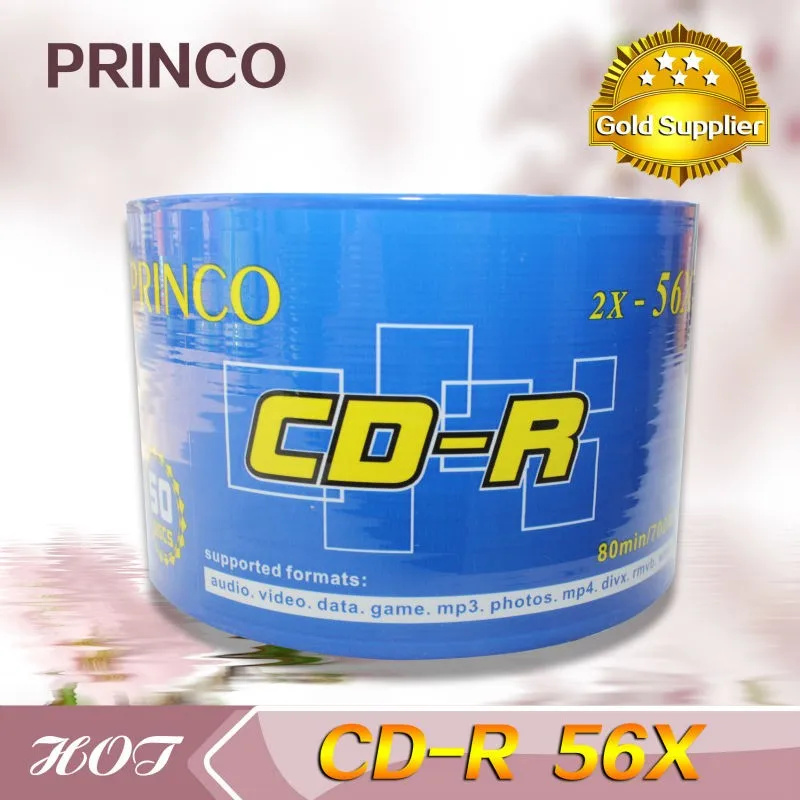 Оптовые цены на Тайвань бренд Princo cd-r 700mbcd 52x дешевле
