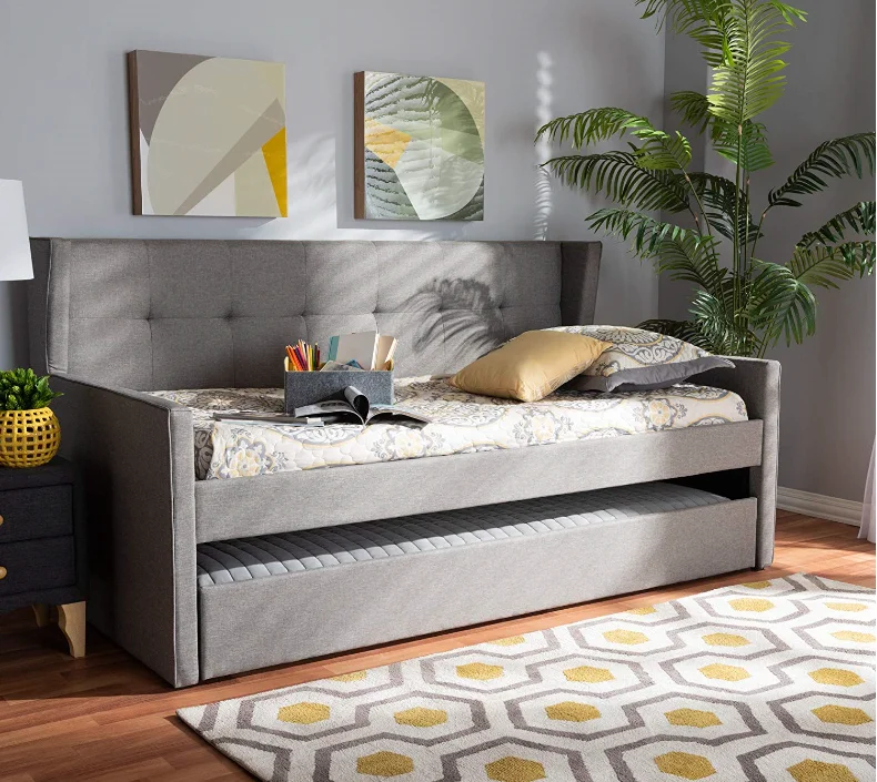 
fabric Day bed, Twin, Gray 