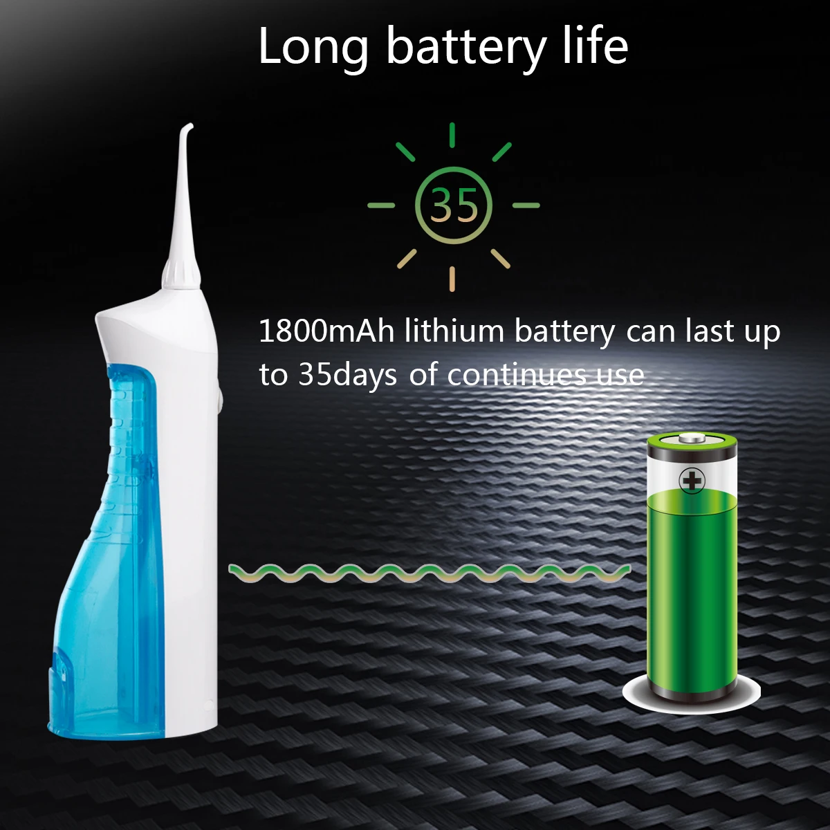 
High Quality dental water jet oral irrigator rechargeable water flosser 