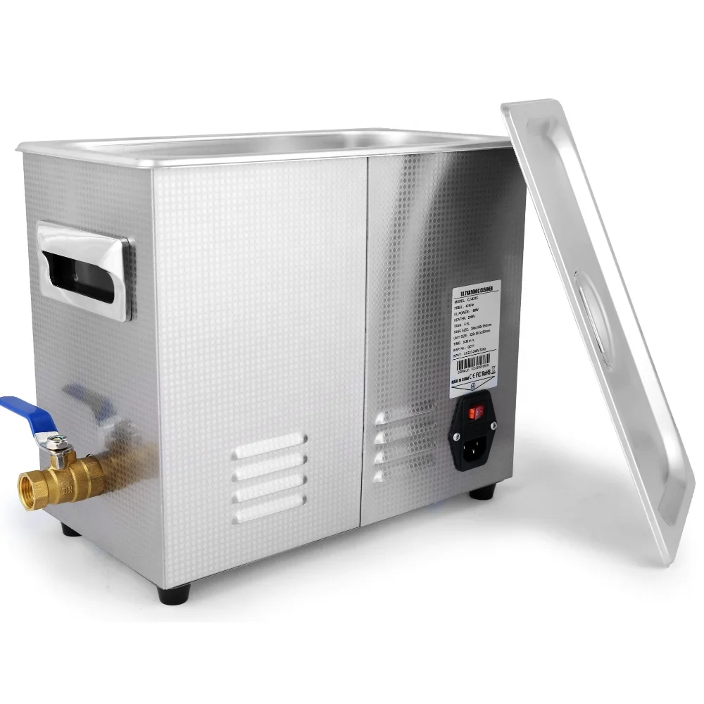 6.5L 180W Digital ultrasonic cleaner used in electronic industrial for hardware PCB board cleaning