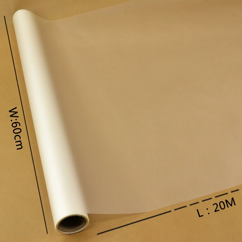 
Simple anti-static match for bouquet wrapping packaging semitransparent paper roll 